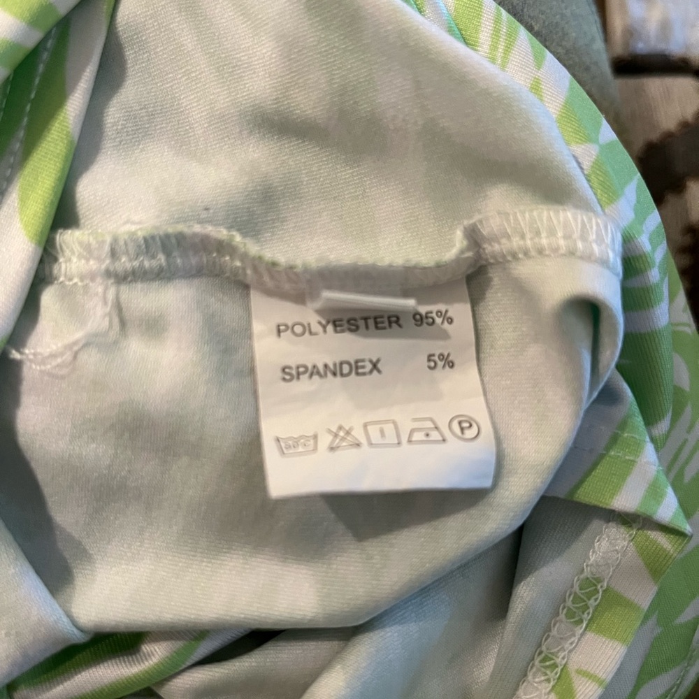 Green Patterned Tank Top - Picture 4 of 4